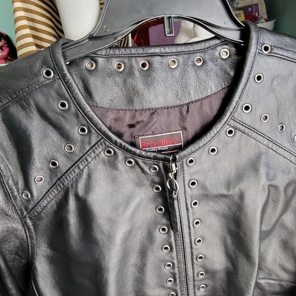 BRADLEY BAYOU leather jacket SIZE LARGE - Picture 8 of 10